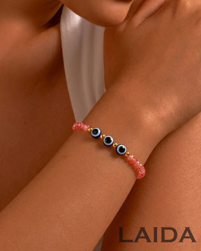 Evil Eye Red - Stretchable Bracelet