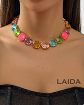Mais Multicolor Statement Necklace