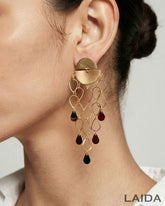 Chain Layered Golden Earrings