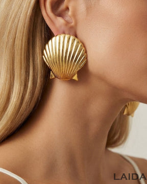 Shell Metallic Earring