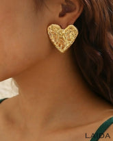 Heart Golden Earrings