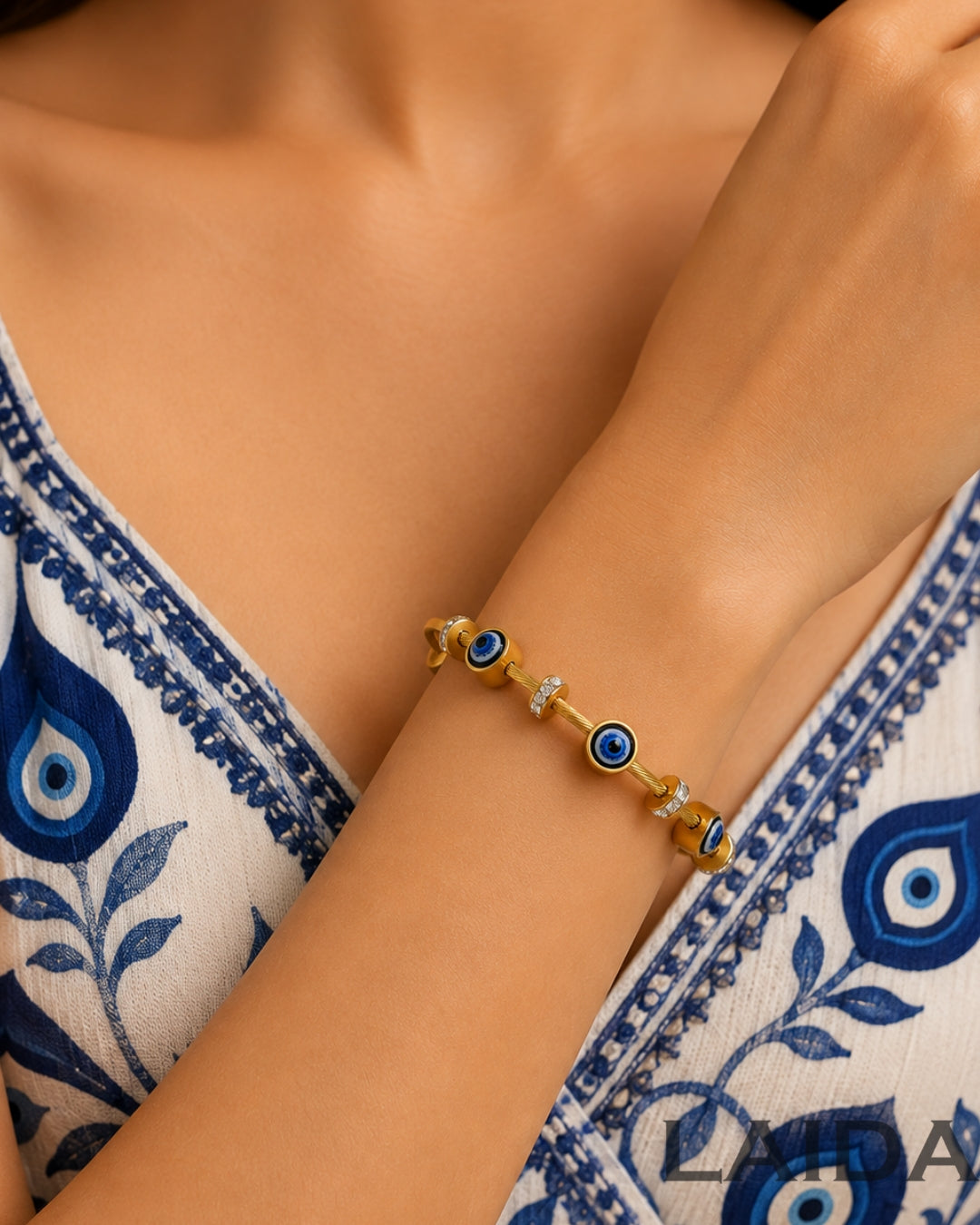 Zaya Golden Evil Eye - Bracelet