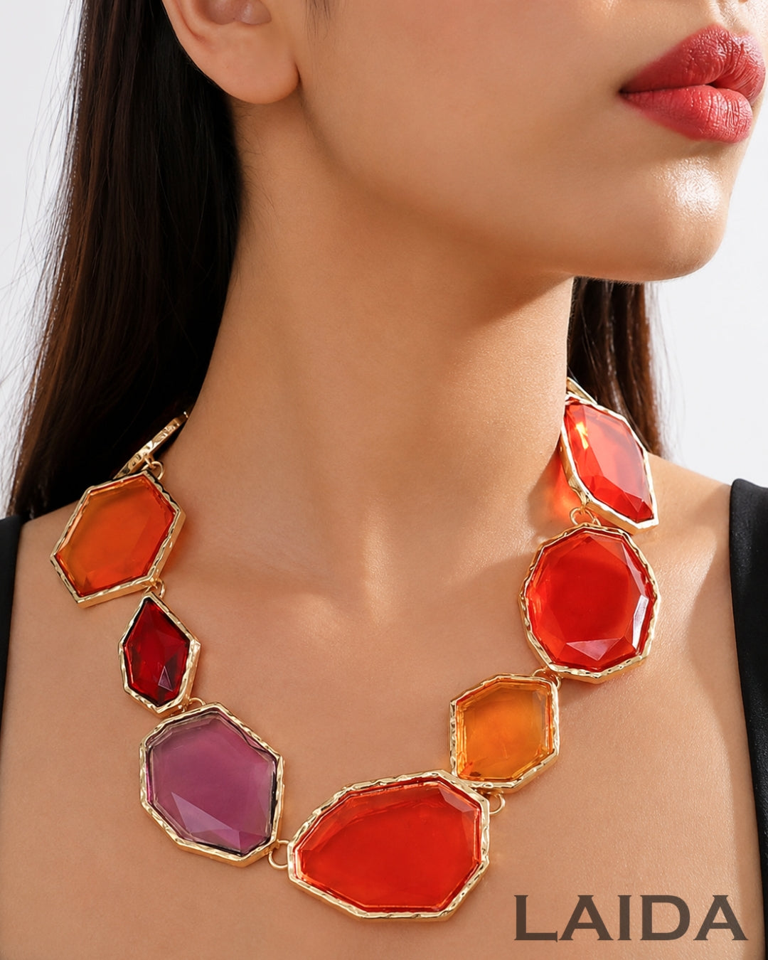 Maya Multicolor Statement Necklace