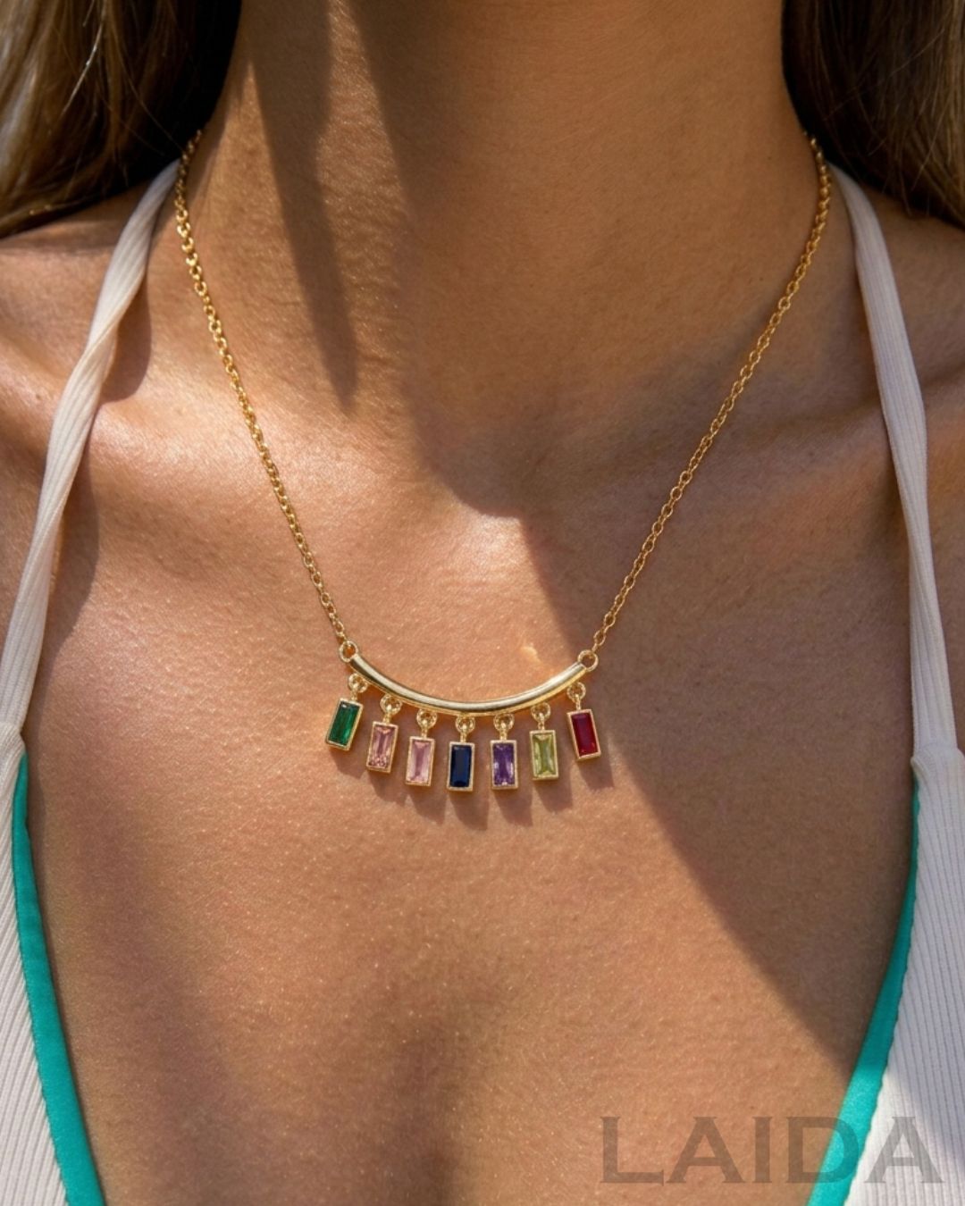 Gem Multi Colored Pendant