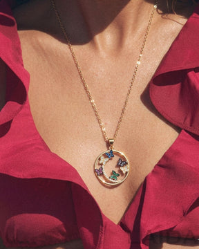 Circle of Butterflies Pendant