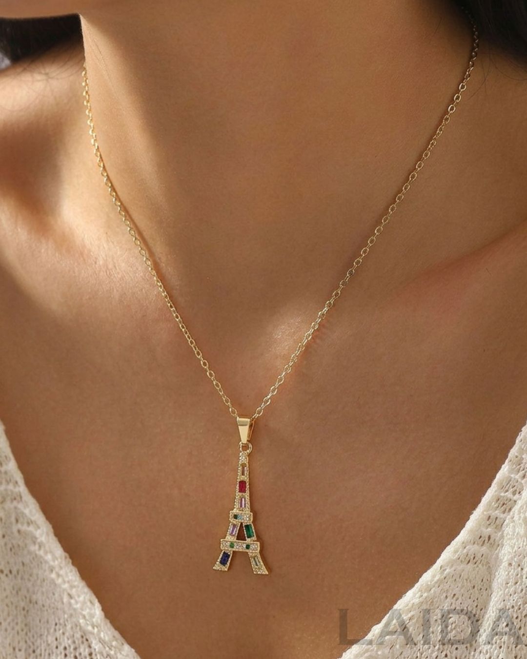 Multi Eiffel Tower Pendant