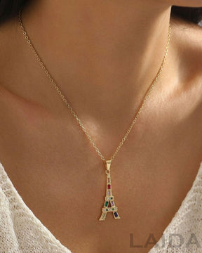 Multi Eiffel Tower Pendant