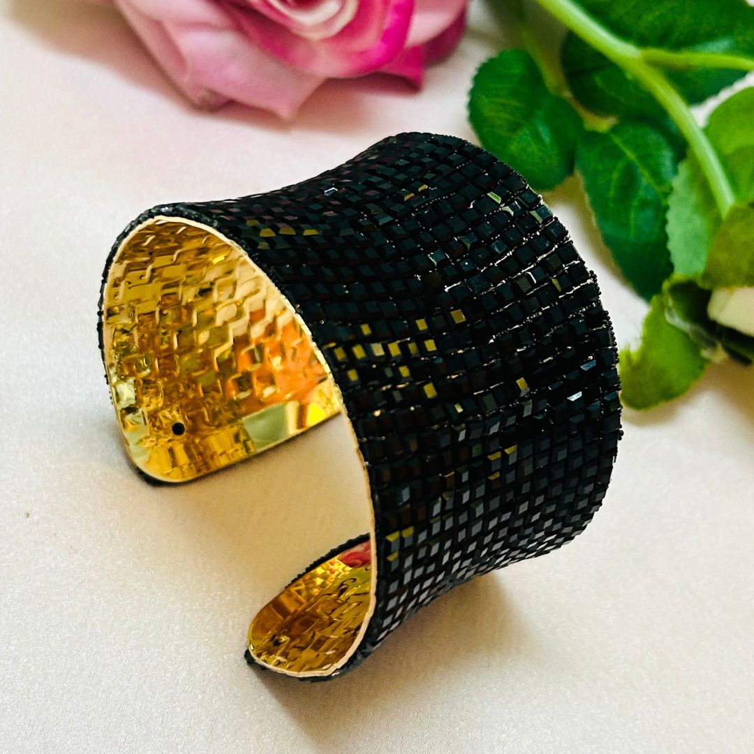 Bling Blogger Black Handcuff