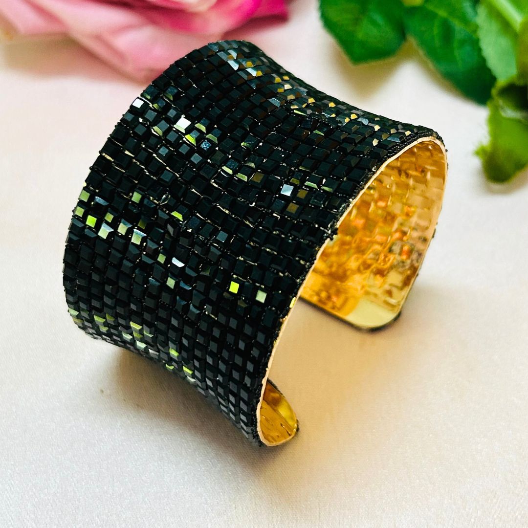Bling Blogger Black Handcuff
