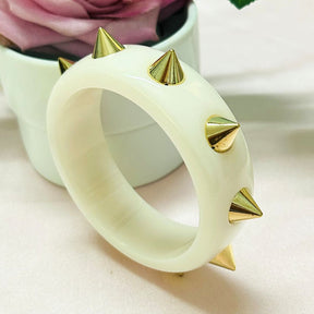Spiked Resin Bracelet