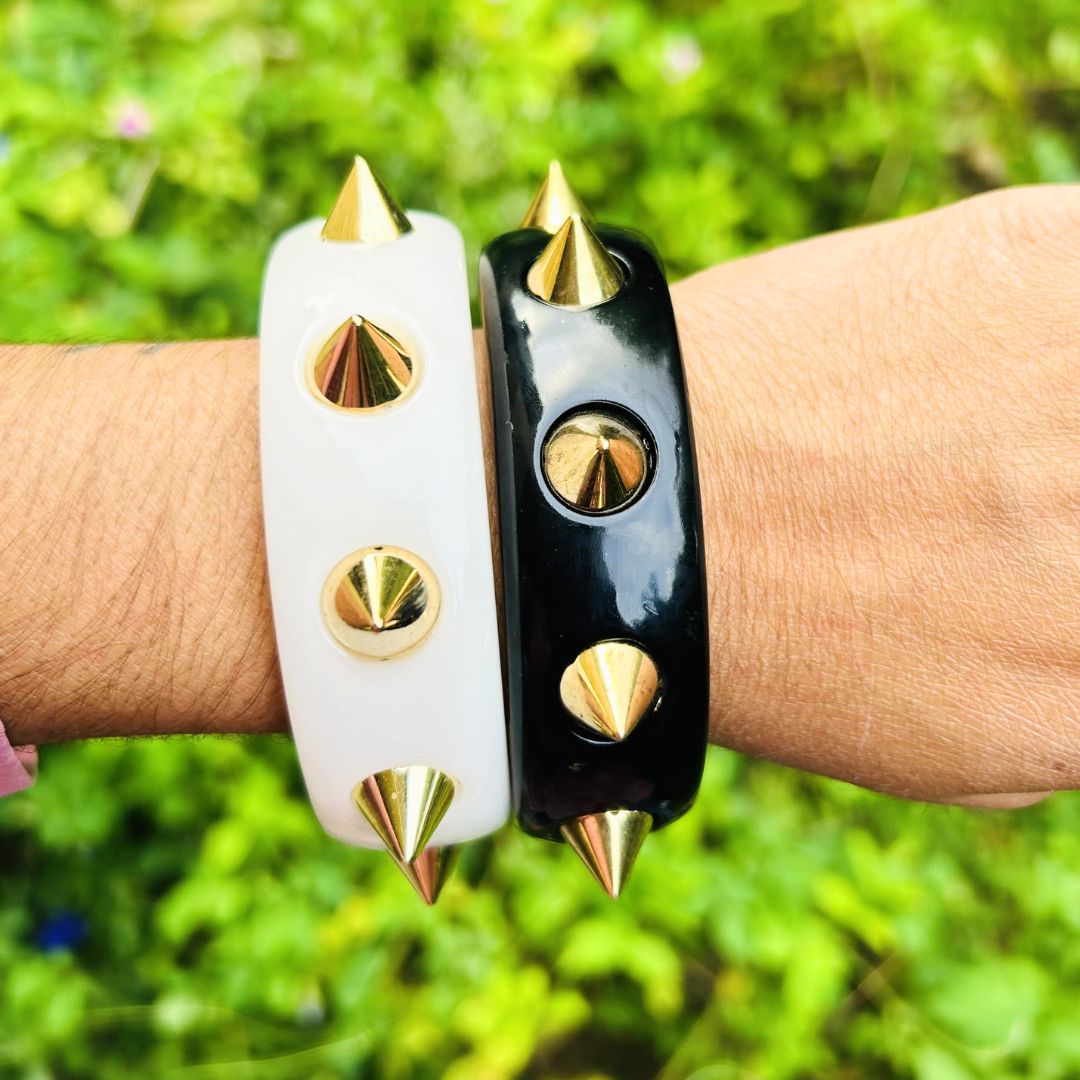Spiked Resin Bracelet