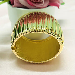 Layered Golden Openable Kada/Cuff