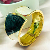 Half Black And White Openable kada/Cuff