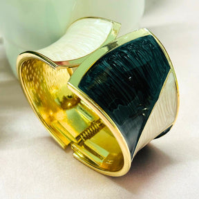 Half Black And White Openable kada/Cuff