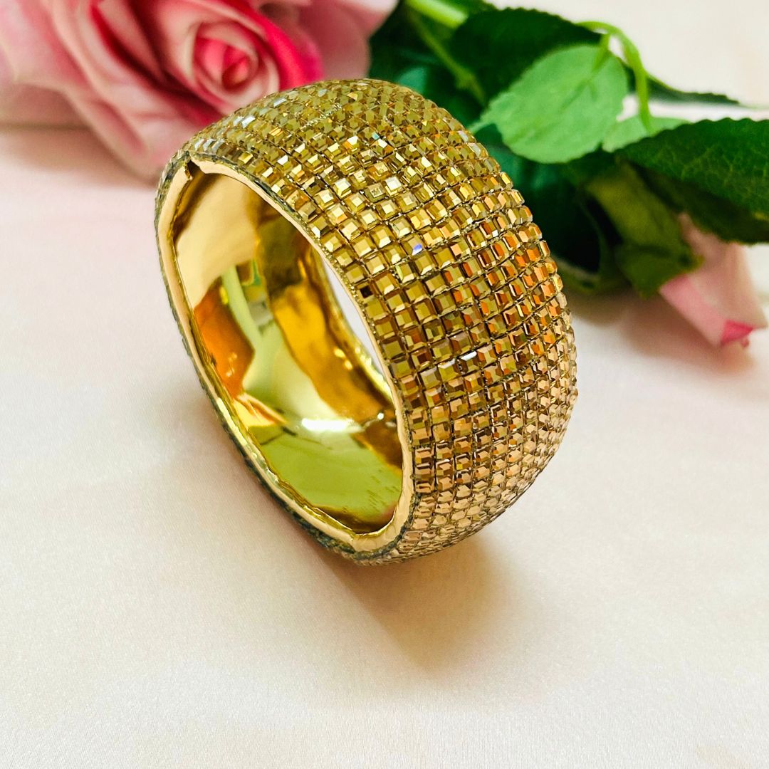Bling Blogger Rust Golden Handcuff