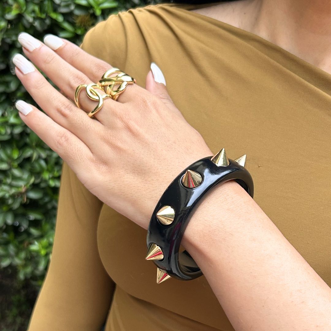 Spiked Resin Bracelet