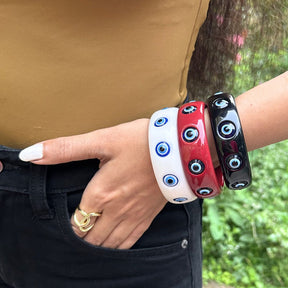 Evil Eye Resin Bracelet