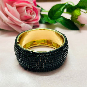 Bling Blogger Black Handcuff