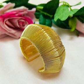 Golden Wire- Wrapped Handcuff