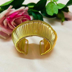 Golden Wire- Wrapped Handcuff