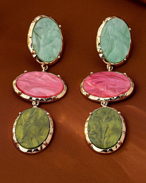 Resin Dangle Drop Earrings