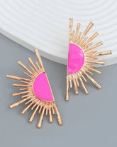 Vintage Asymmetric Drop Earrings