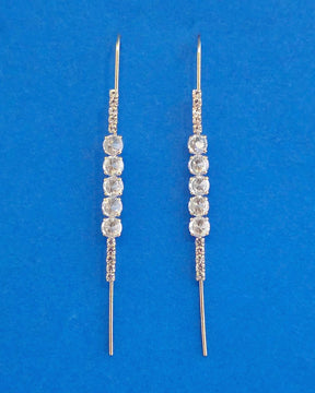 Golden Crystal Line Ear Cuff