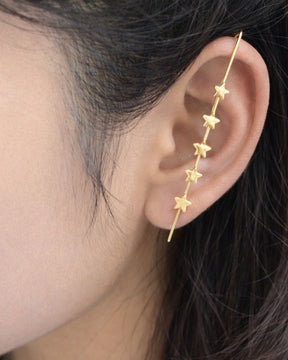 Golden Star Ear Cuff