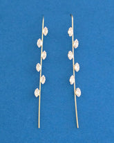 Golden Crystal Zig Zag Ear Cuff