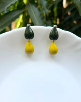 Green Mist Teardrop Earrings