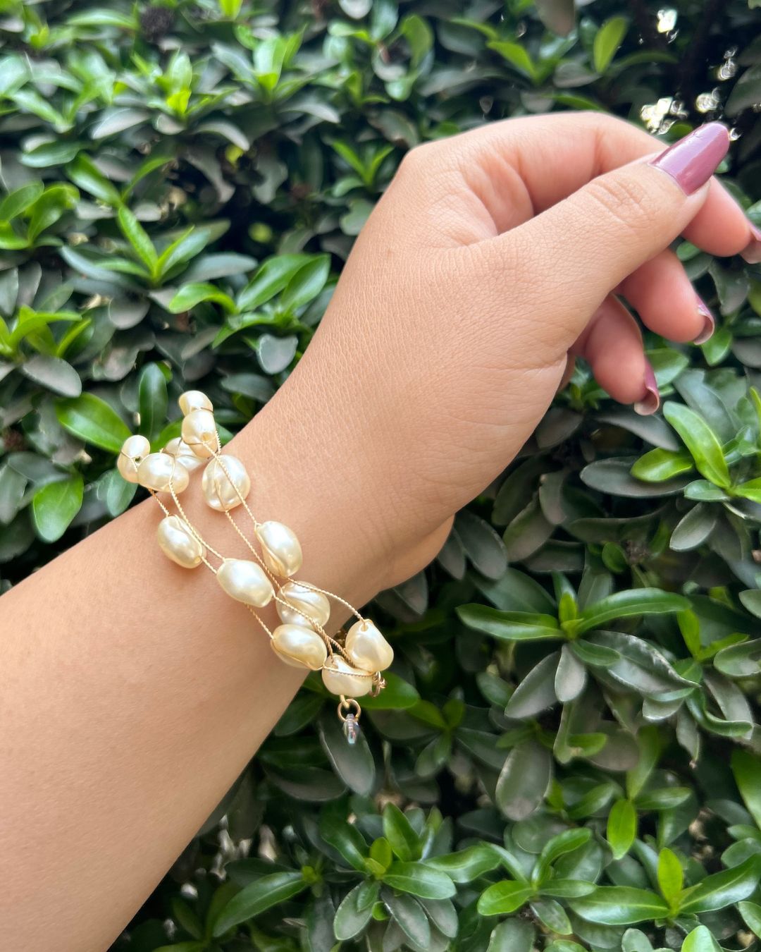White Pearl Bracelet