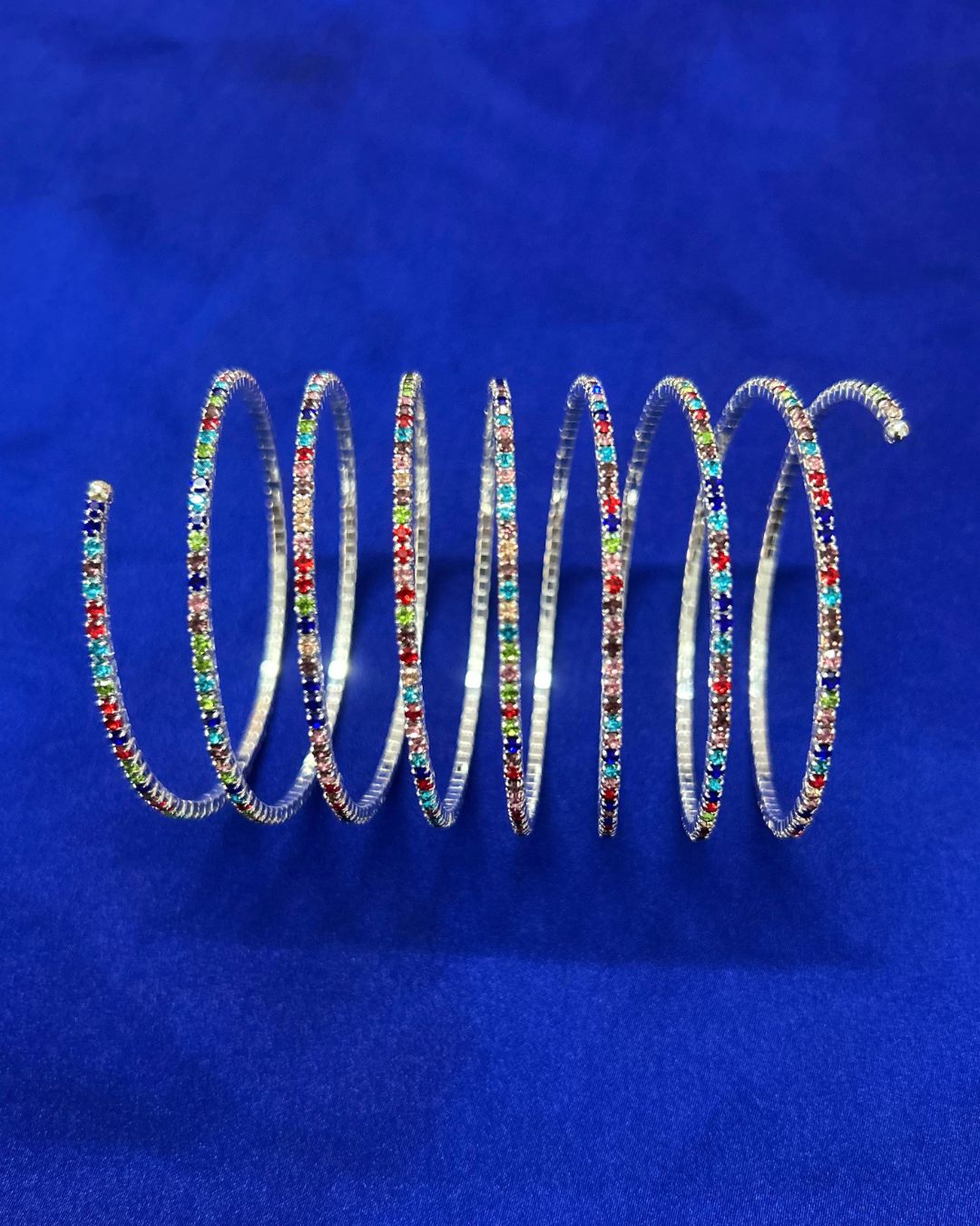 Statement Multi Spiral Bracelet