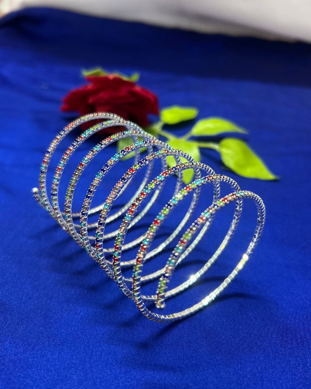 Statement Multi Spiral Bracelet