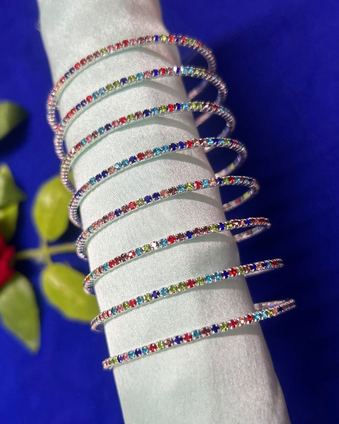 Statement Multi Spiral Bracelet