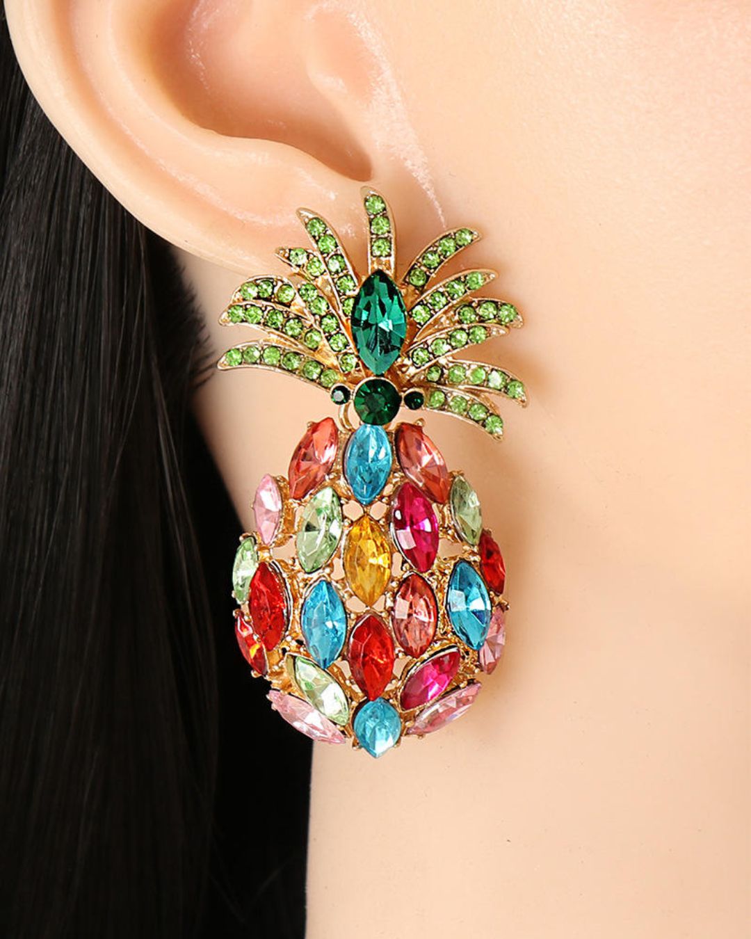 Pineapple Multicolor Earrings