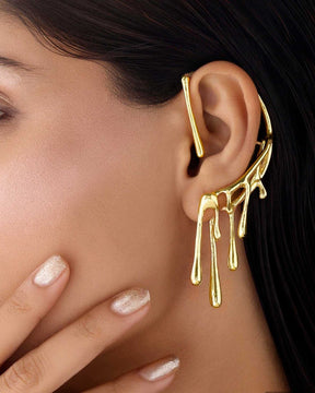 Ear Cuff Golden Earrings