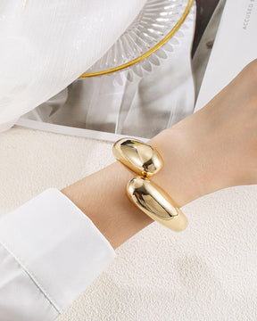 Golden Shiny Bold Openable Kada/Handcuff
