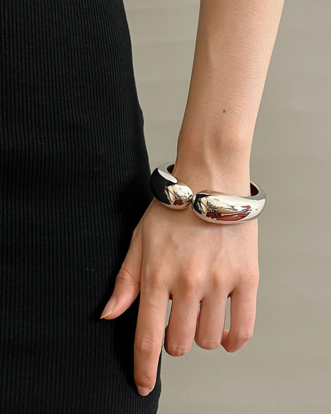 Silver Shiny Openable Kada / Handcuff