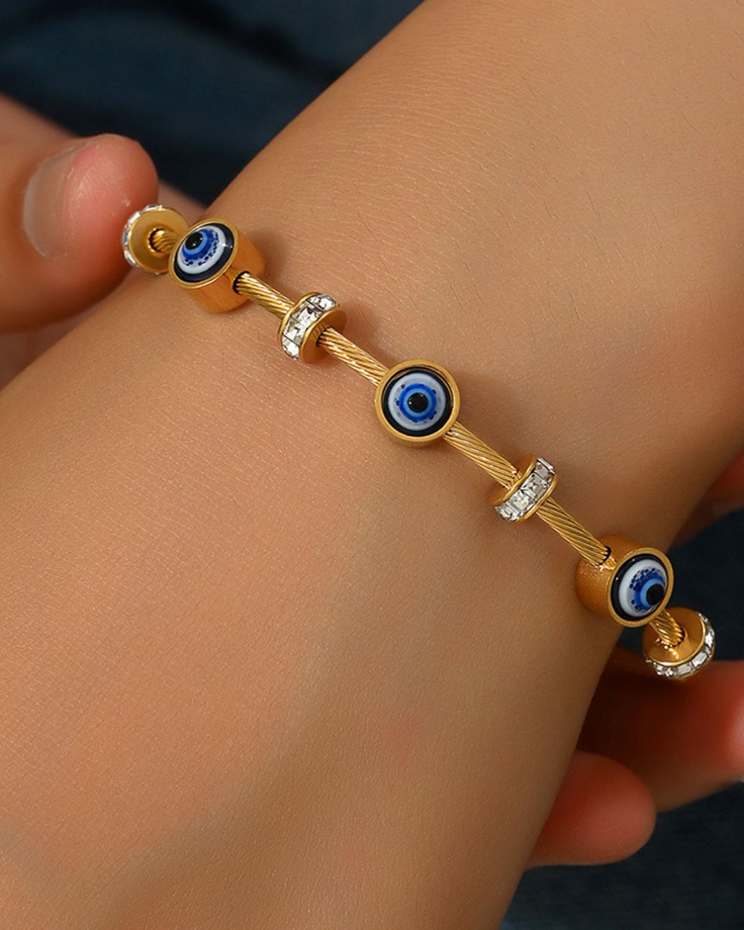 Zaya Golden Evil Eye - Bracelet