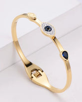 Evil Eye American Diamond Bangle Bracelet