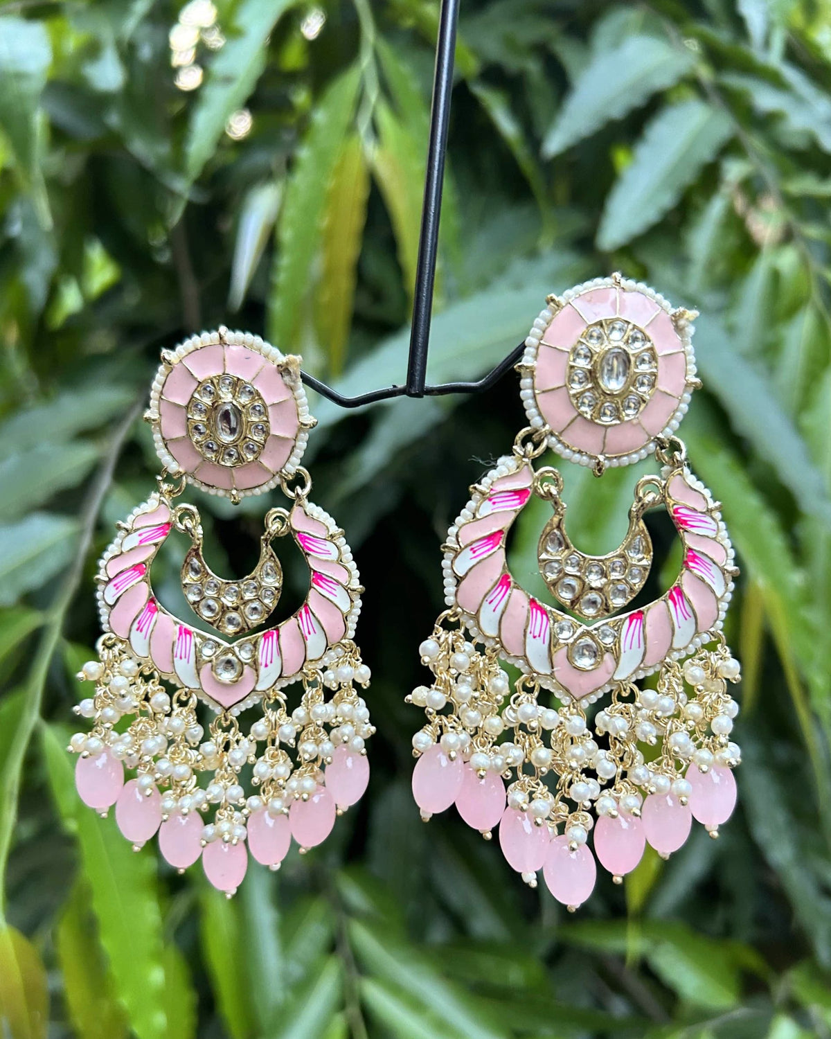 Gold-Plated Classic Chandbalis Earrings