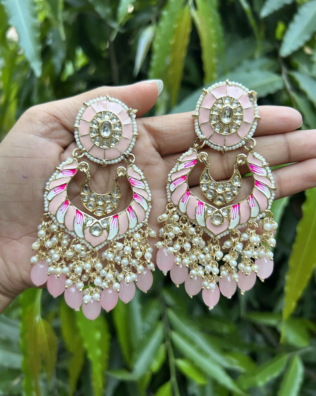 Gold-Plated Classic Chandbalis Earrings