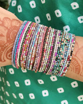 Stretchable Multicolour Bracelet - Pack of 30