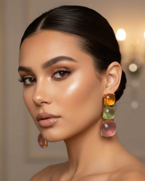 Maya Multicolor Statement Earrings