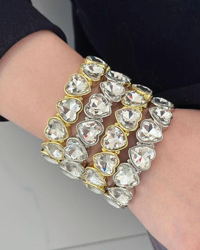 Heart American Diamond Bracelet