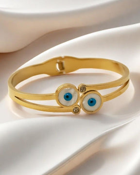 Two Evil Eye - Bangle Bracelet
