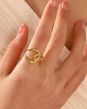 Knotted Statement Finger Ring