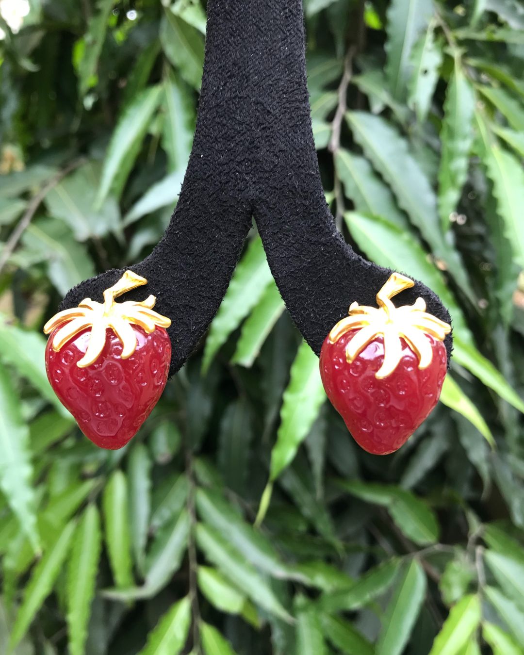 Sweet Strawberry Stud Earrings