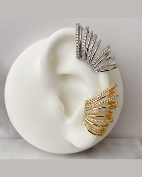 Chunky Silver Ear Cuff