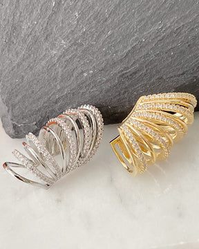 Chunky Silver Ear Cuff